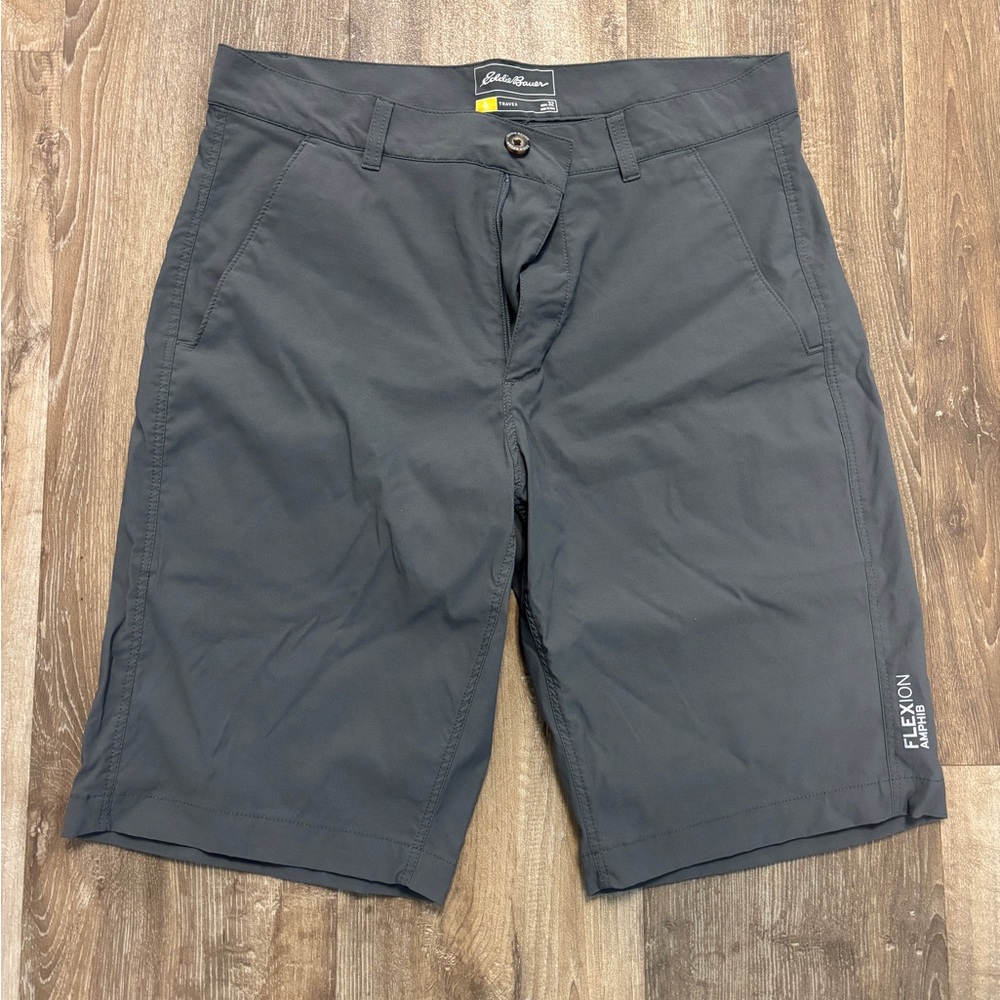 Eddie Bauer Men's Charcoal Flexion Shorts
